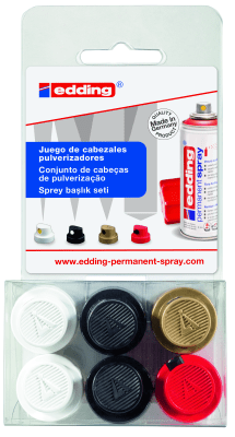 e-5200N Juego de 6 puntas para Spray Permanente edding1