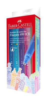Estuche de marcadores FINEPEN 499 ice x 10 uds1