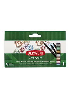 Caja De Marcadores Punta Redonda Metalicos. Set X 81