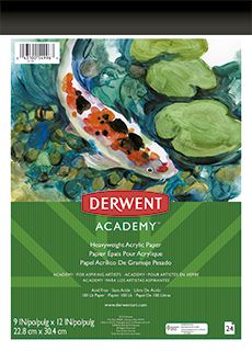 Croquera Para Acrilico (Papel 45 Gr.) 22.8 X 30.4 Cm Tapa Blanda x 40 Hojas1