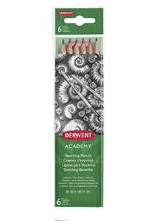 Grafito Para Bosquejo (3B-2B-B-HB-H-2H) Blister X 61