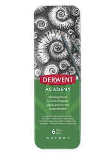 Grafito Para Bosquejo (3B-2B-B-HB-H-2H) Caja X 61