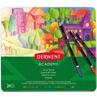 Caja De Lapices Para Estudiantes 24 Unidades Colores variados1