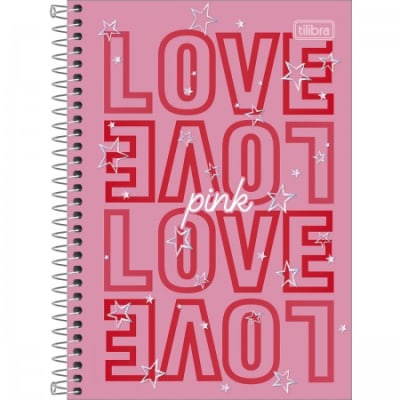 LIBRETA 1/4 TD LOVE PINK LINEAL 80 HOJAS (TIL)1