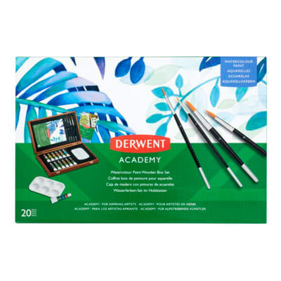 Caja de Madera de Regalo Derwent Academy Pintura Acuarela1