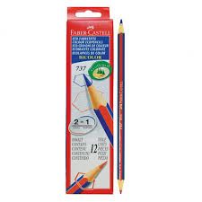 Caja de Lapiz Bicolor delgado 737 triangular1