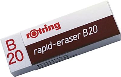 Goma de Borrar grafito Rotring B20 Rapid (20 unidades)1