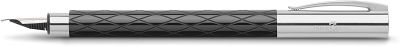 Pluma Faber Castell AMBITION RHOMBUS NEGRO -M-1
