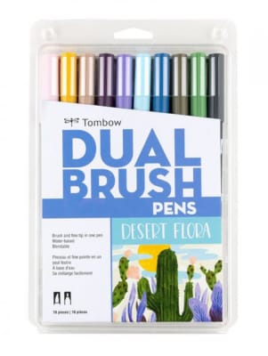 Set de Marcadores Tombow Dual Brush -10 und - Desert Floral1