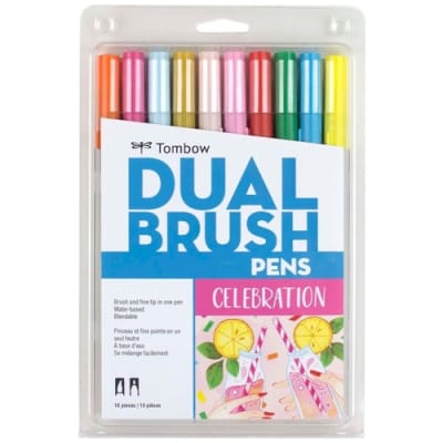 Set Dual Brush Celebration Tombow 10und.1