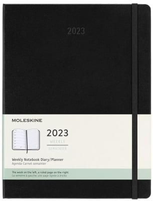Agenda 2023 - Semanal - T. Dura - XL - Negro (MOL)1
