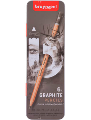 BRUYNZEEL SET 6 LÁPICES GRAFITOS EXPRESSION2