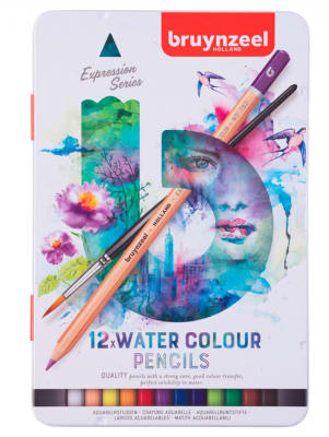 Lápices Acuarelables Marca Bruynzeel Expression set de121