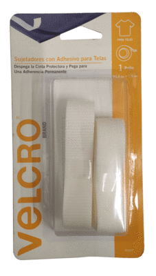 Sujetador Con Adhesivo Cinta Adhesiva Para Telas 60.9 Cms X 1.9 Cms(VEL)1