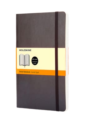 Classic notebook - T. Blanda - Large - Negro - De rayas1