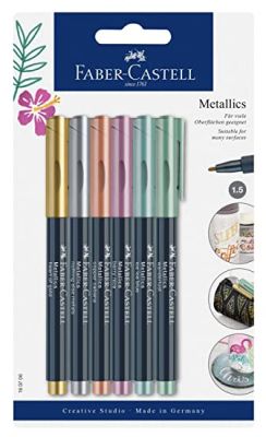 Metallics marker, 6 colores1