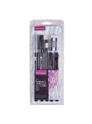 Caja De Marcadores Para lettering (Lapiz+goma+plumones)3