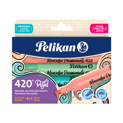 Marcador Permanente 420 SURTIDO – CJ5 UNID1