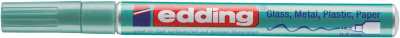 Marcador Óleo Permanente Edding E-780 Verde metálico