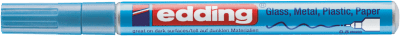 Marcador Óleo Permanente Edding E-780 Azul metálico