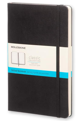 CLASSIC NOTEBOOK /HC/LARGE/BLACK/DOTTED1