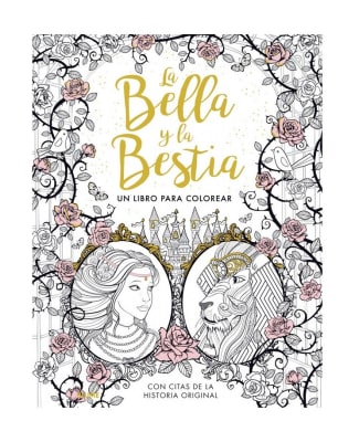 LIBRO PARA COLOREAR - BELLA Y LA BESTIA1