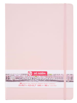 Libreta Sketchbook Rosa Pastel 21x29.7cm Art Creation1