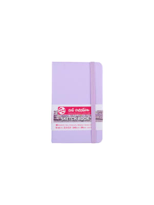 Libreta Sketchbook Violeta Pastel 9x14cm Art Creation1