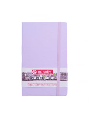 Libreta Sketchbook Violeta Pastel 13x21cm Art Creation1