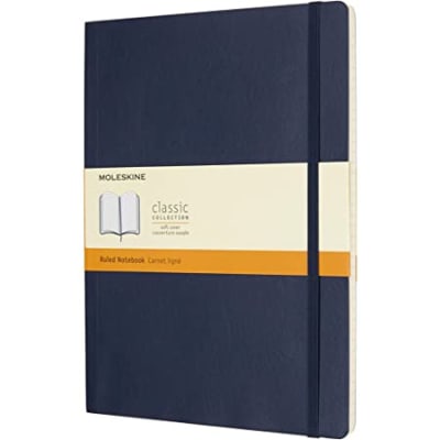Classic notebook - T. Dura - Large - Azul Zafiro - Cuadriculada1