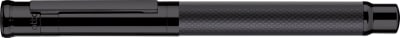 Rollerball Otto Hutt D04 Negro Lacado Mate Guilloche1