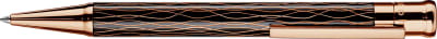 Bolígrafo Otto Hutt D04 Café y Capuchón Oro Rosa1