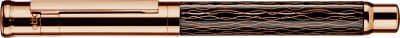 Rollerball Otto Hutt D04 Café y Capuchón Oro Rosa1