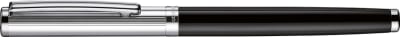 Pluma Fuente Otto Hutt D01 M Guilloche Negro Lacado Cplata1