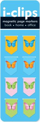 Marcapaginas clip magnetico mariposas1