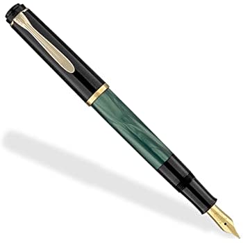 Pluma Clásica M200 Mecanismo de Pistón - Mármol Verde (PEL)1
