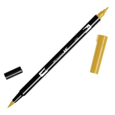 Marcador Punta Pincel Acuarelable Doble Punta (1 Punta De Fibra+ 1 Punta Pincel) ABT0261