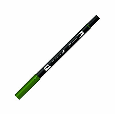 Marcador Punta Pincel Acuarelable Doble Punta (1 Punta De Fibra+ 1 Punta Pincel) ABT1771