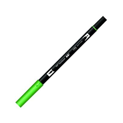 Marcador Punta Pincel Acuarelable Doble Punta (1 Punta De Fibra+ 1 Punta Pincel) ABT1951