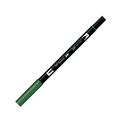 Marcador Punta Pincel Acuarelable Doble Punta (1 Punta De Fibra+ 1 Punta Pincel) ABT2491