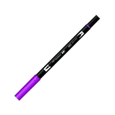 Marcador Punta Pincel Acuarelable Doble Punta (1 Punta De Fibra+ 1 Punta Pincel) ABT6851