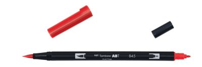 Marcador Punta Pincel Acuarelable Doble Punta (1 Punta De Fibra+ 1 Punta Pincel) ABT8451
