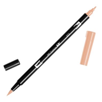 Marcador Punta Pincel Acuarelable Doble Punta (1 Punta De Fibra+ 1 Punta Pincel) ABT8731
