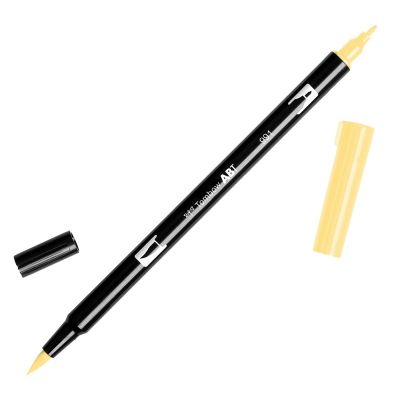 Marcador Punta Pincel Acuarelable Doble Punta (1 Punta De Fibra+ 1 Punta Pincel) ABT9911