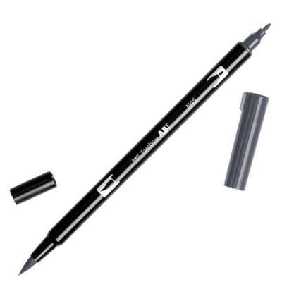 Marcador Punta Pincel Acuarelable Doble Punta (1 Punta De Fibra+ 1 Punta Pincel) ABTn451