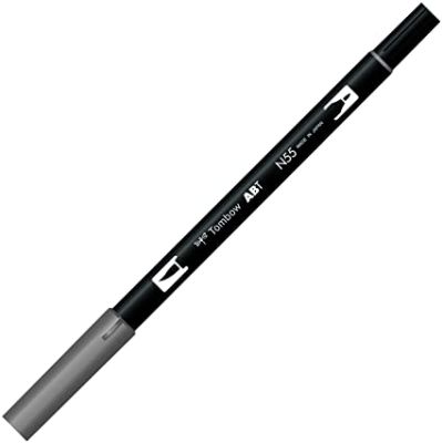 Marcador Punta Pincel Acuarelable Doble Punta (1 Punta De Fibra+ 1 Punta Pincel)ABTn551
