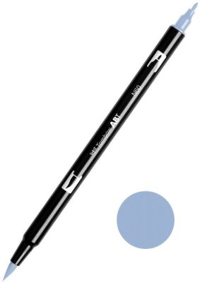 Marcador Punta Pincel Acuarelable Doble Punta (1 Punta De Fibra+ 1 Punta Pincel) ABTn601