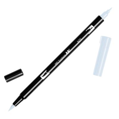 Marcador Punta Pincel Acuarelable Doble Punta (1 Punta De Fibra+ 1 Punta Pincel) ABTn751