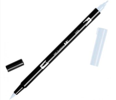 Marcador Punta Pincel Acuarelable Doble Punta (1 Punta De Fibra+ 1 Punta Pincel) ABTn891