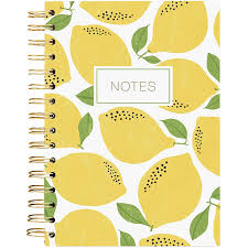 Cuaderno Espiral Tapa Dura - Limones1